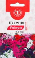 Насіння Петунія Унікум суміш 0,2г ТМ "1"