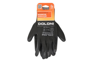 Рукавиці чорні нейлон спінений латекс р.10 4190 Долоні