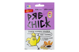 Слайсы из филе куриного сушеные со вкусом терияки и имбиря РябChick д/п 30г