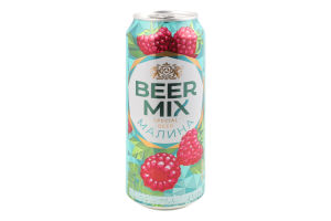 Пиво специальное 0.5л 2.4% BeerMix Малина ж/б
