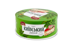 Торт з арахісом Київський дарунок Kyiv BKK к/у 450г