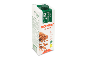 Напиток гречневый ультрапастеризованный обогащенный кальцием Green Smile т/п 1л