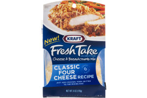 Kraft Fresh Take Cheese & Breadcrumb Mix Classic Four Cheese Recipe