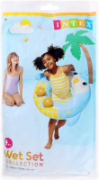 Круг надувной для детей от 8лет №59266 99x76см Wet set collection Intex 1шт