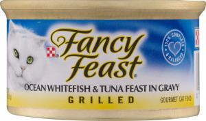Fancy Feast Ocean Whitefish & Tuna Feast In Gravy Grilled Gourmet Cat Food