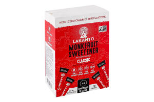 Замінник цукру Lakanto Classic 3г*30шт 90г