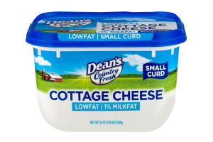 Dean's Country Fresh Lowfat Cottage Cheese 1% Milkfat Small Curd