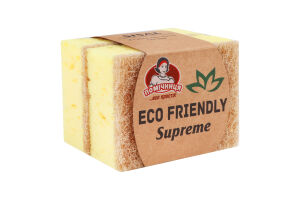 Губки для миття посуду Eco friendly Supreme Помічниця 2шт