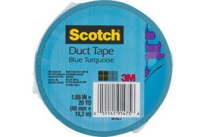 Scotch Duct Tape Blue Turquoise