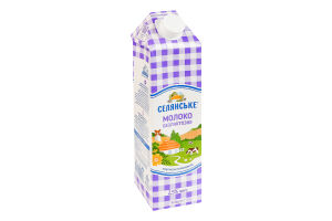 Молоко 2.5% безлактозное ультрапастеризованное Селянське т/п 950г