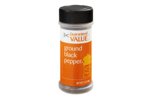 Guaranteed Value Ground Black Pepper