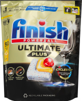 Засіб для миття посуду в посудомийних машинах в капсулах All in 1 Lemon UItimate Plus Powerball Finish 90шт
