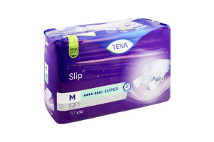 Подгузники для взрослых М Super Slip Tena 30шт