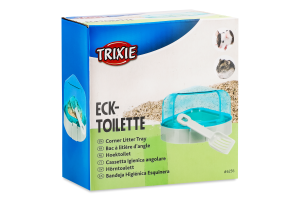 Туалет д/гризунів кутовий з лопаткою 14*8*11см Тріксі