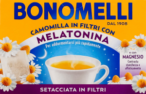 Чай Bonomelli Ромашка/мелатонін/магній 14шт И099 (Італ)