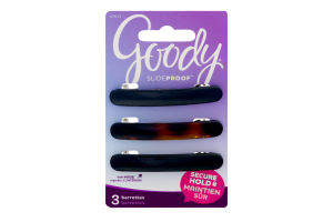 Goody SlideProof Barrettes - 3 CT