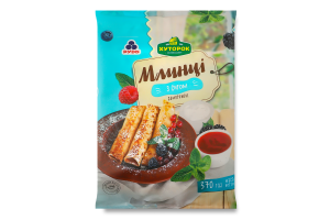 Млинці заморожені З сиром Хуторок м/у 370г