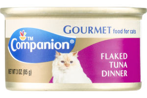Companion Gourmet Food for Cats Flaked Tuna Dinner 3 OZ