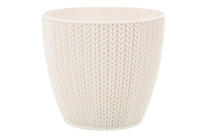 Вазон д/квітів Сумела 0,5л сіро-білий/бежевий Серінова