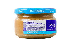 Икра трески пробойная Veladis сл/с с/б 180г