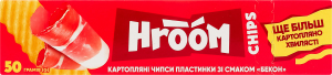 Чипсы картофельные пластинки Бекон Hroom к/у 50г