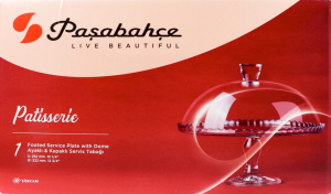 Блюдо для торта с крышкой d32см №95200 Pasabahce 1шт