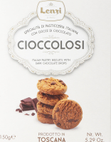 Печиво coccolosi какао та шок.Lenzi 150г