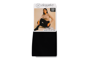 Колготки жіночі Elegante El Basic line 300den 5 nero