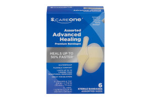 CareOne Advanced Healing Premium Bandages Assorted - 6 CT