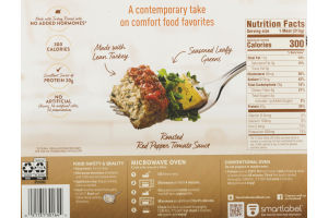 Marie Callender's Delights Baked Turkey Meatloaf with Roasted Red Pepper Tomato Sauce