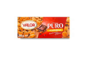 Шоколад чорний з мигдалем Puro Valor м/у 250г