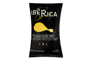 Чипси картопляні зі смаком шинки, томатів та маслин Spaniard Iberica м/у 115г