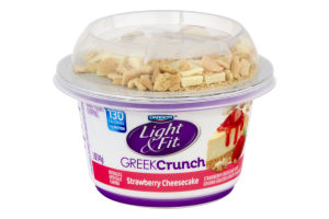 Dannon Light & Fit Greek Crunch Nonfat Yogurt Strawberry Cheesecake