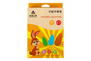 Карандаши цветные восковые №KYYW4931465018 Greenwich Products Co. Limited 24шт