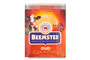 Сир 48% слайси 10 місяців витримки Гауда PDO Beemster м/у 0.15кг