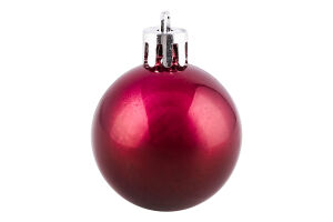 Прикраса ялинкова Куля пластикова 4см асорт 952073