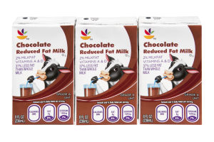 Ahold Chocolate Reduced Fat Milk - 3 CT