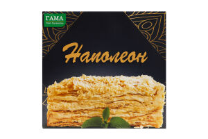 Торт Пломбір Наполеон Гама Fresh Sandwiches к/у 1.1кг