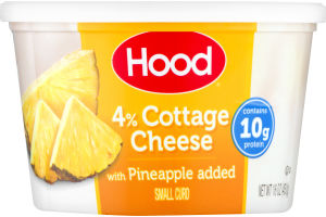 Hood 4% Cottage Cheese With Pineapple Added