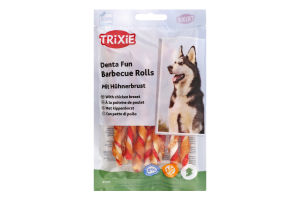 Паличка для чищення зубів собак 12см Barbecue Chichen Denta Fun Trixie м/у 80г