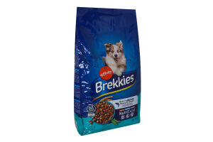 Корм для собак Brekkies с лососем и овощами сухой