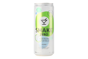 Напій безалкогольний сильногазований соковмісний пастеризований Hugo Zero Shake з/б 330мл