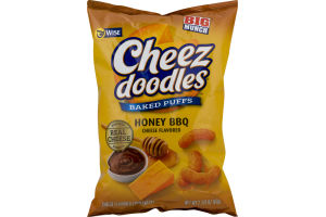 Wise Cheez Doodles Baked Puffs Honey BBQ Cheese Flavor