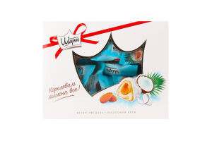 Цукерки Королівський шарм з цілим мигдалем та кокосовим кремом 185г АВК