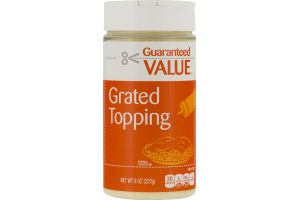Guaranteed Value Grated Topping