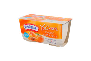 Йогурт 3-3.5% абрикосовый пастеризованный YoCrem Sterilgarda Alimentari к/у 2х100г