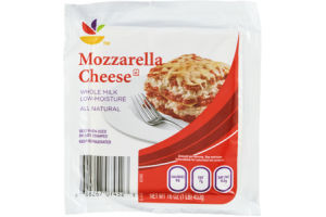 Ahold Cheese Mozzarella Whole Milk All Natural