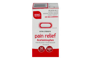 Smart Sense Extra Strength Pain Relief Caplets - 50 CT