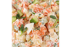 Салат Олів'є з червоною рибою с/с ваг