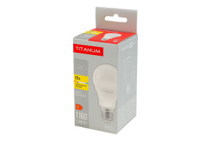Лампа светодиодная 12W 1160lm E27 3000К №TLA6012273 Titanum 1шт